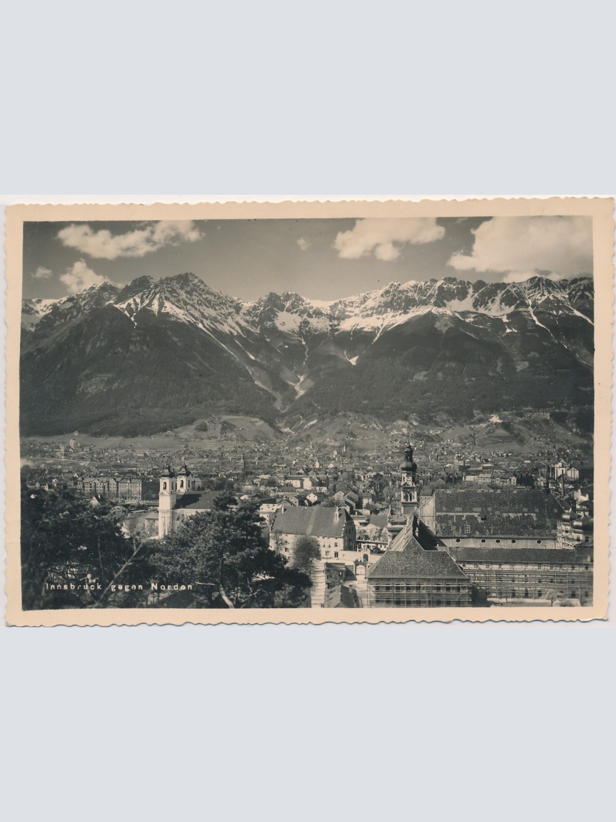 AK, Innsbruck gegen Norden, Tirol (S1381)