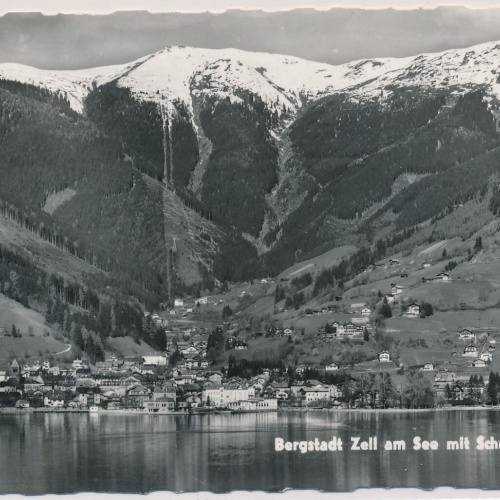 AK, Bergstadt Zell am See mit Schmittenhöhe, Salzburg (S1384)