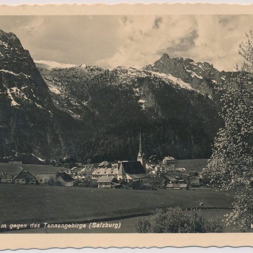 AK, Abtenau gegen das Tennengebirge, Salzburg(S1387)