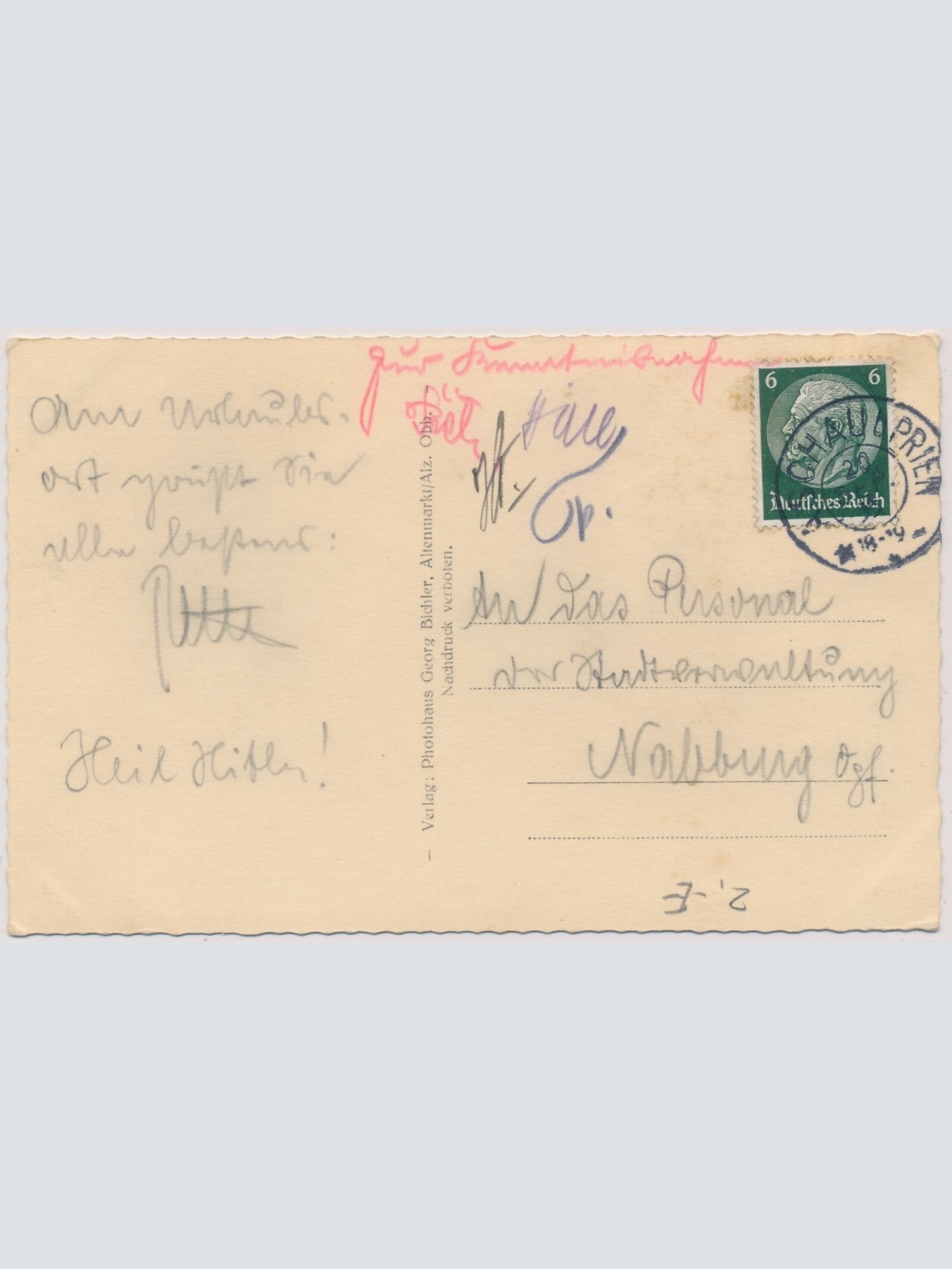 AK, Niederaschau m. Kampenwand, Bayern (S1498)