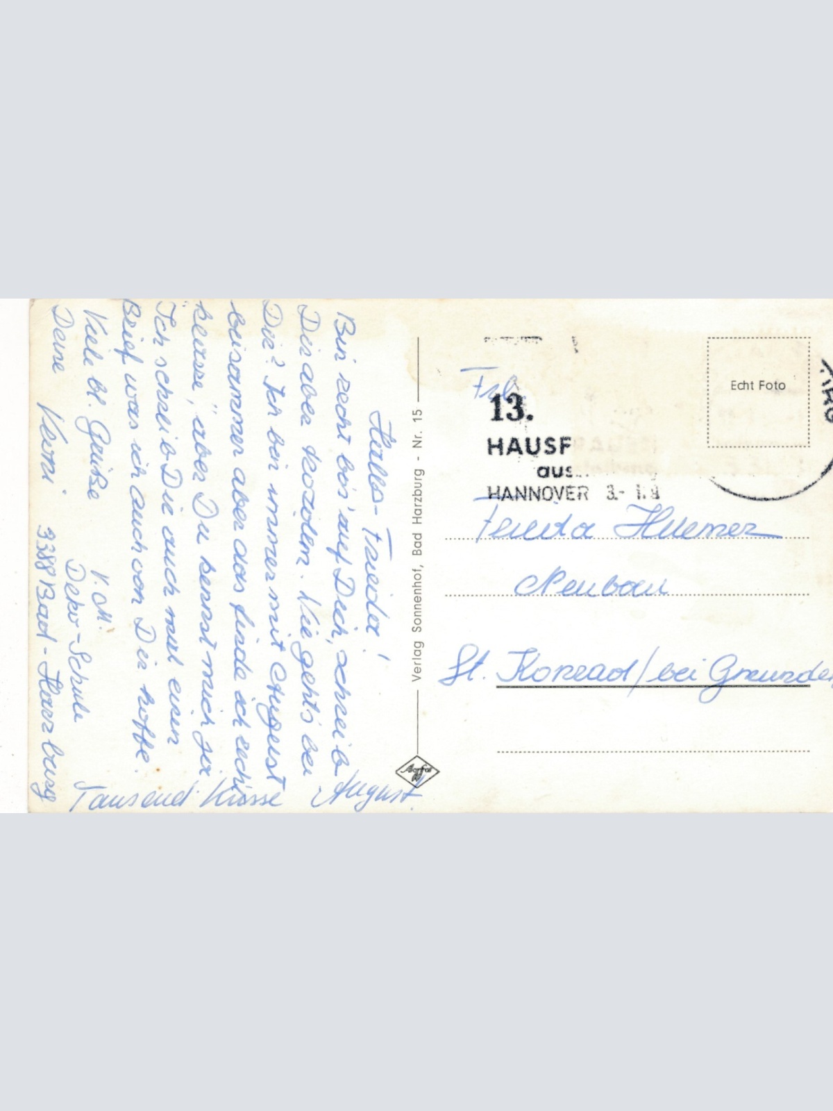 AK, Cafe Winuwuk, Bad Harzburg, Niedersachsen (S1493)