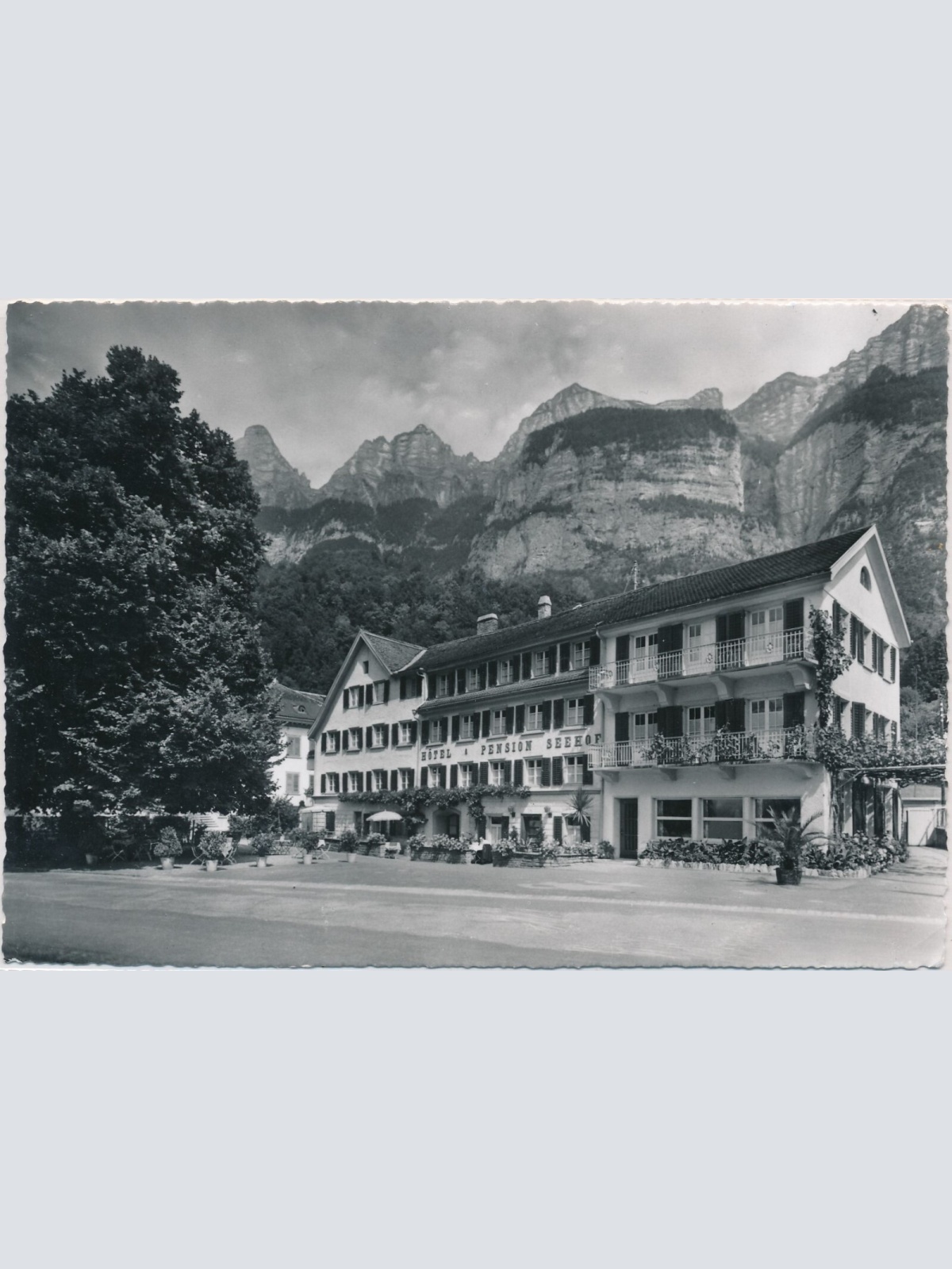 AK, Hotel und Pension Seehof Walenstadt, Schweiz (S1482)