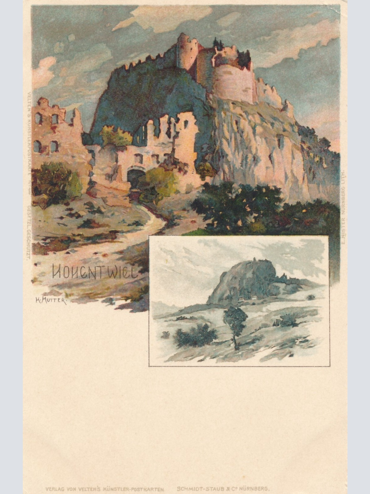 AK, Hohentwiel, Singen, Baden-Württemberg (S1487)