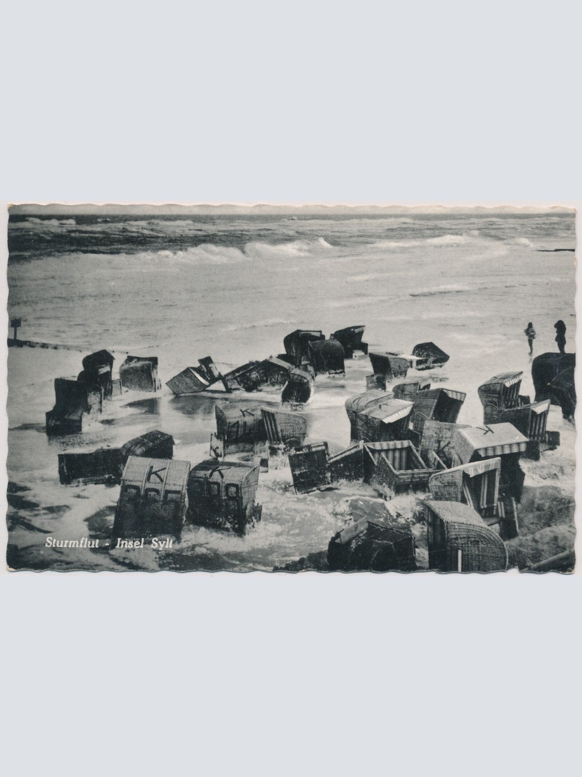 AK, Sturmflut - Insel Sylt, Schleswig-Holstein (S1515)