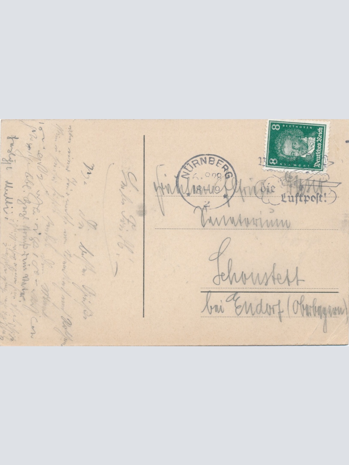 AK, Osternohe vom Schlossberg, Bayern (S1446)