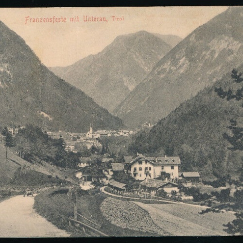 AK aus Franzensfeste mit Unterau Italien (5682)