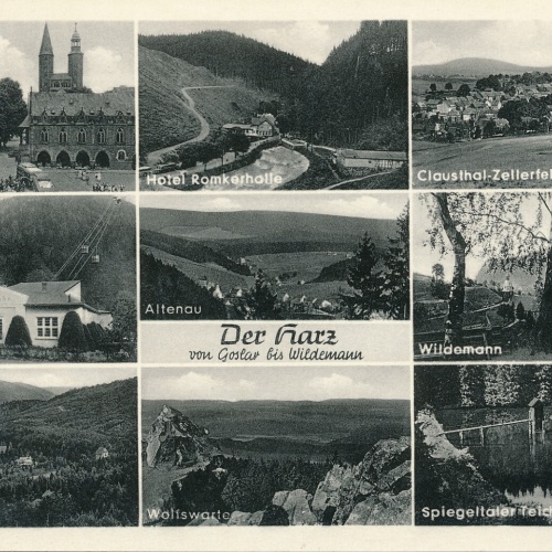 AK, Der Harz, von Goslar bis Wildemann, Niedersachsen (S1475)