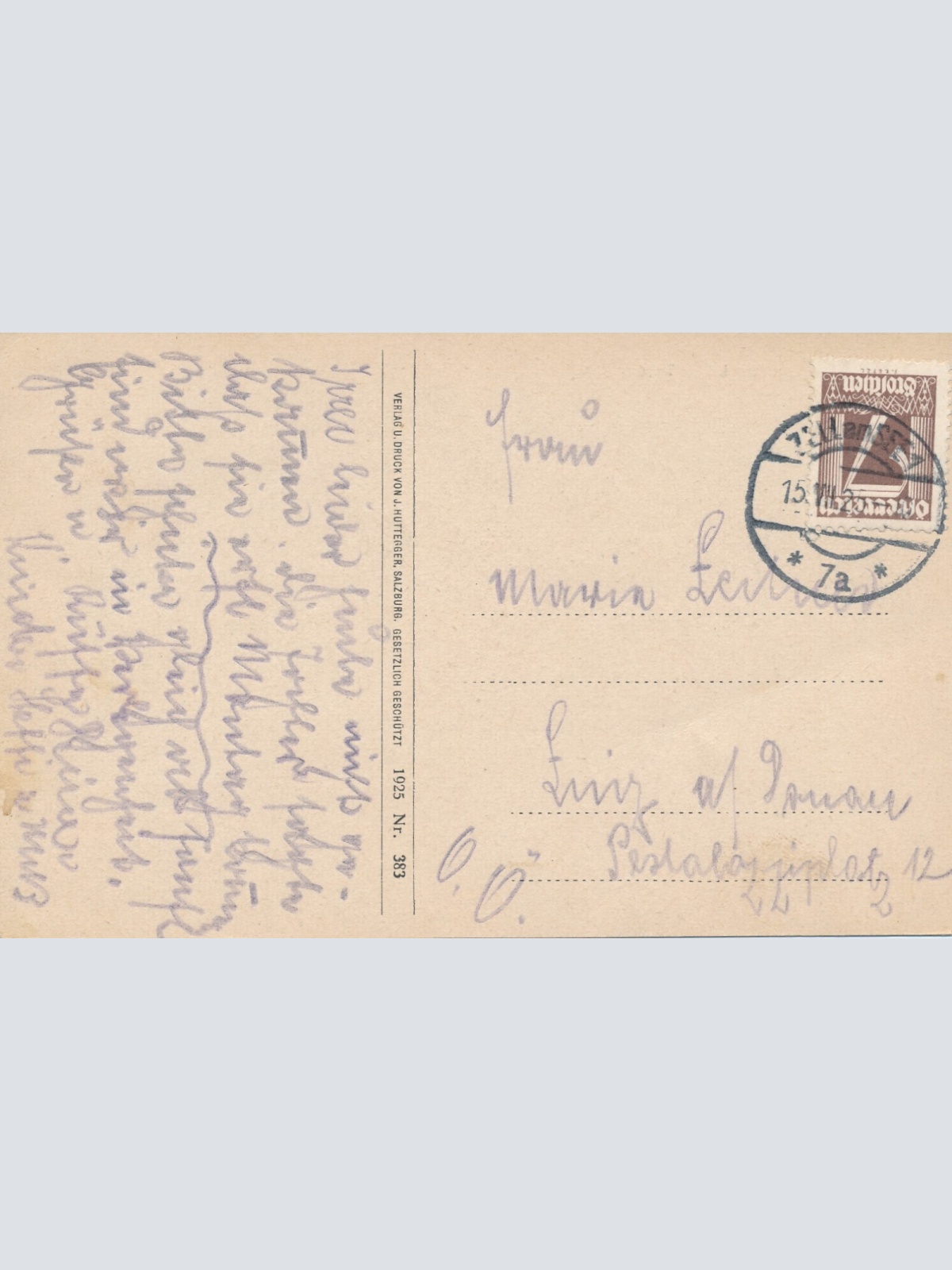 AK, Zell am See gegen die hohen Tauern, Salzburg (S1458)