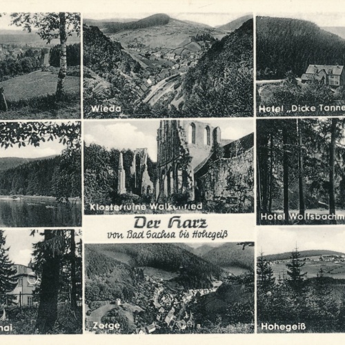 AK, Der Harz, von Bad Sachsa bis Hohegeiß, Niedersachsen (S1477)