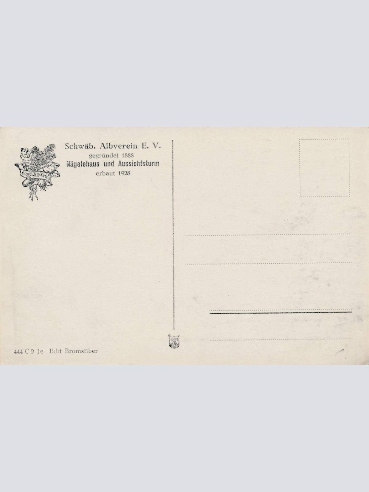 AK, Wanderheim des Schwäb. Albvereins auf dem Hohen-Raichberg (S1351)