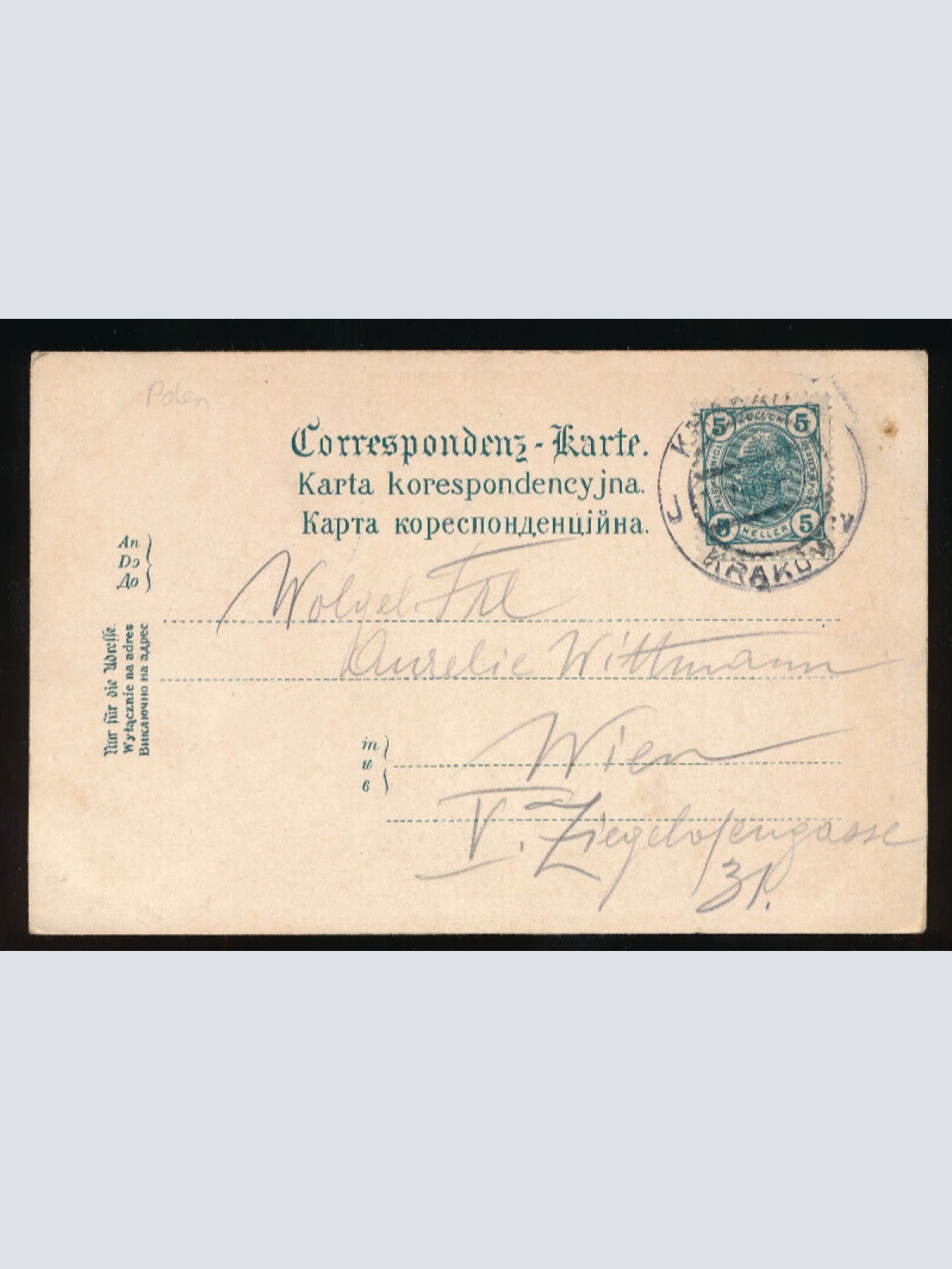 AK aus Krakau - Krakow Maryi i Sukiennice Polen (5058)