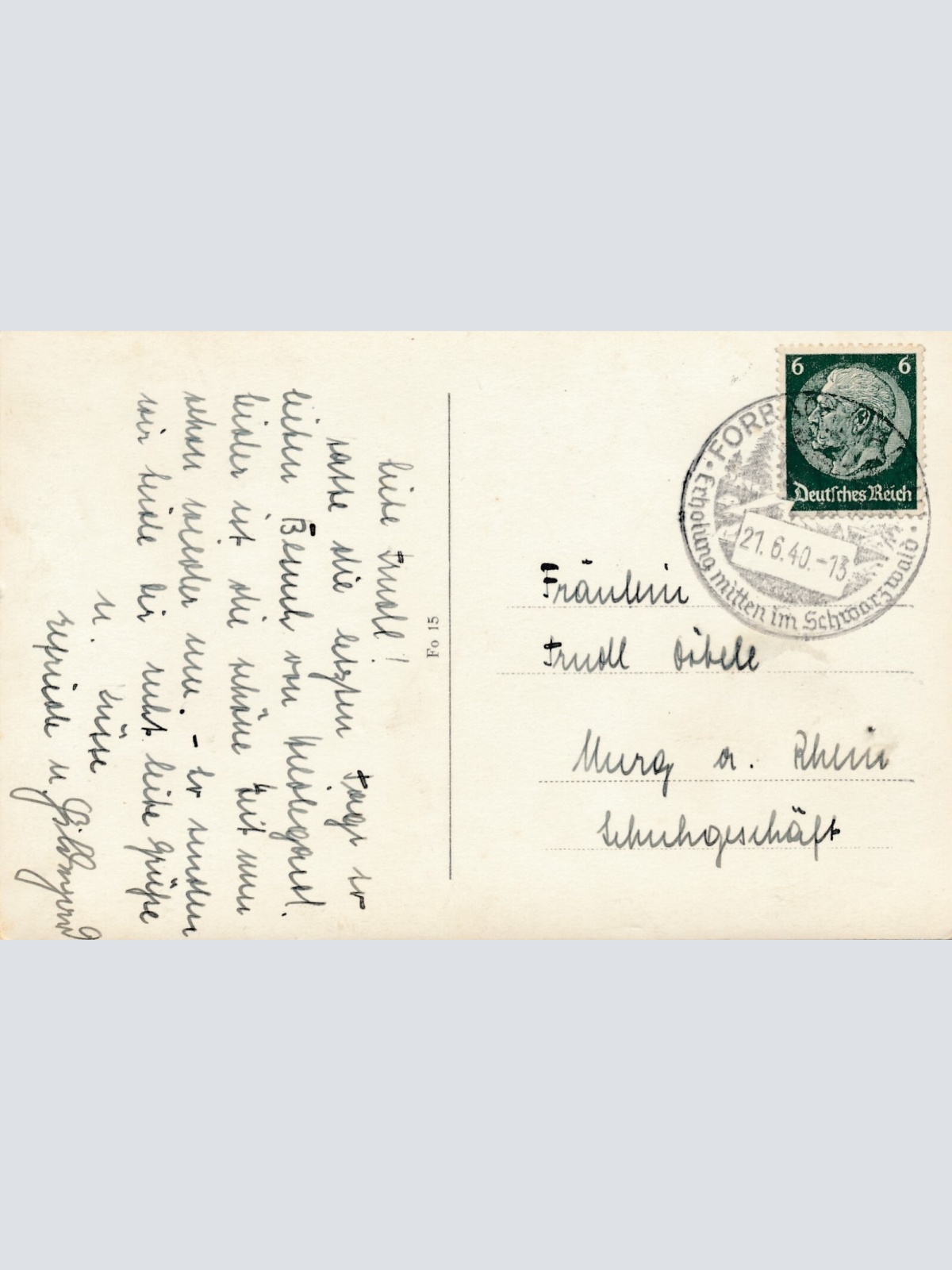 AK, Forbach im Murgtal, Baden-Württemberg (S1287)