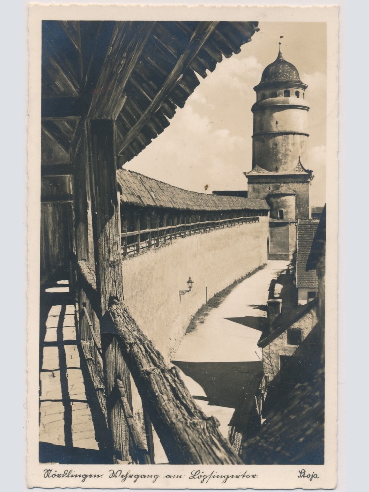 AK, Nördlingen, Löpsingertor, Bayern (S1275)