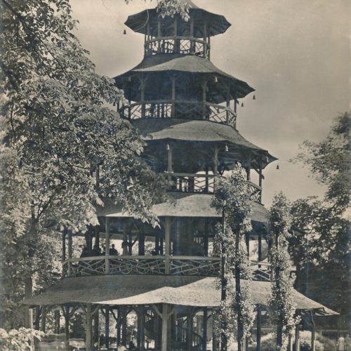 AK, München, Nr. 24 Englischer Garten: Chinesischer Turm (S1267)