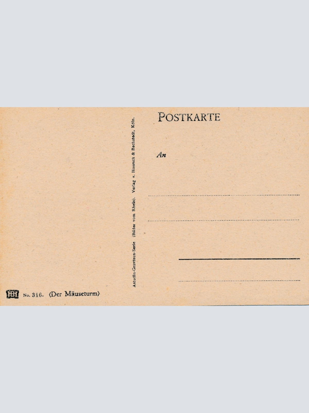 AK, Der Mäuseturm, Bingen am Rhein, Rheinland-Pfalz (S1319)