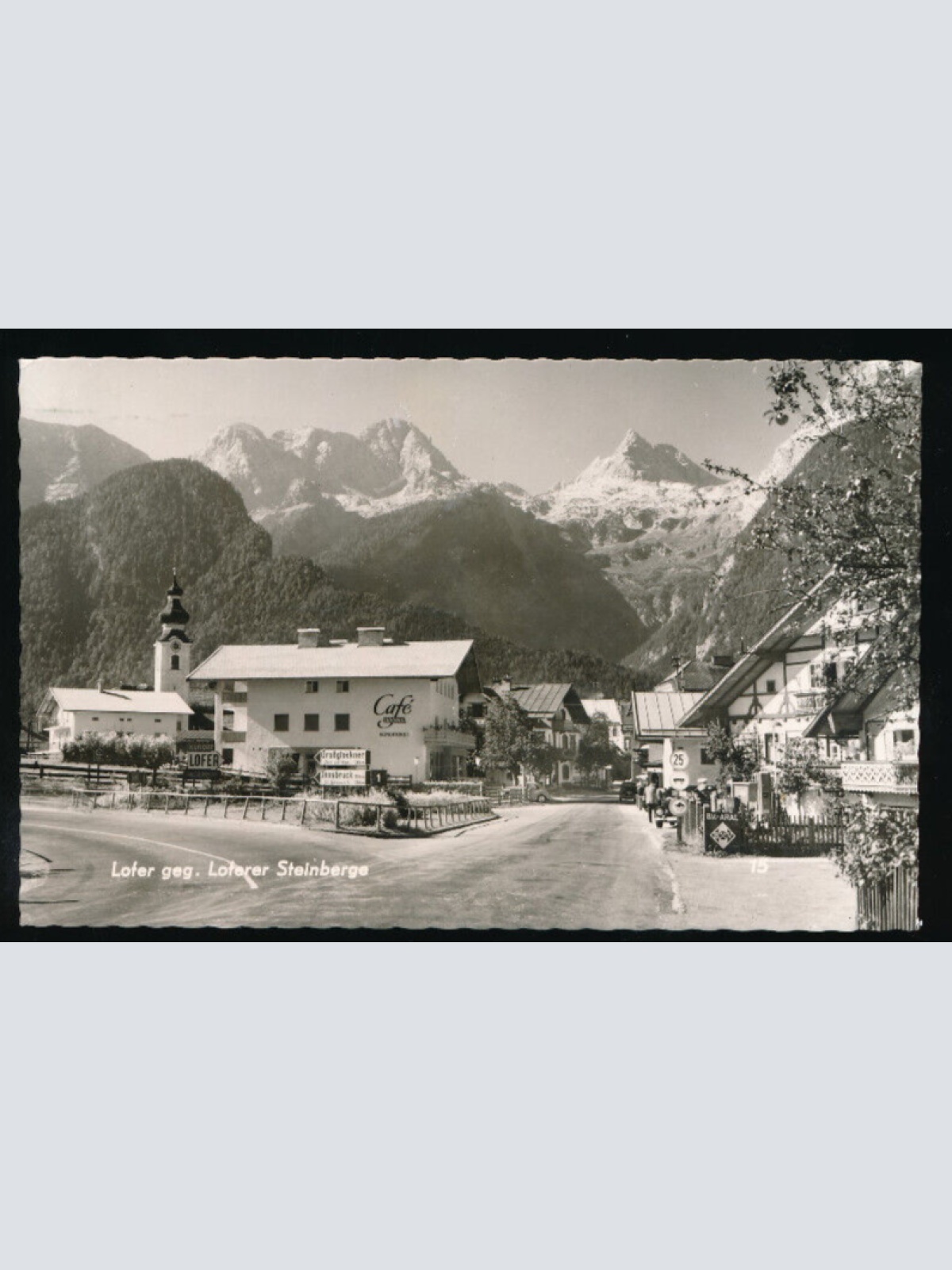 AK aus Lofer gegen Loferer Steinberge Salzburg (5558)