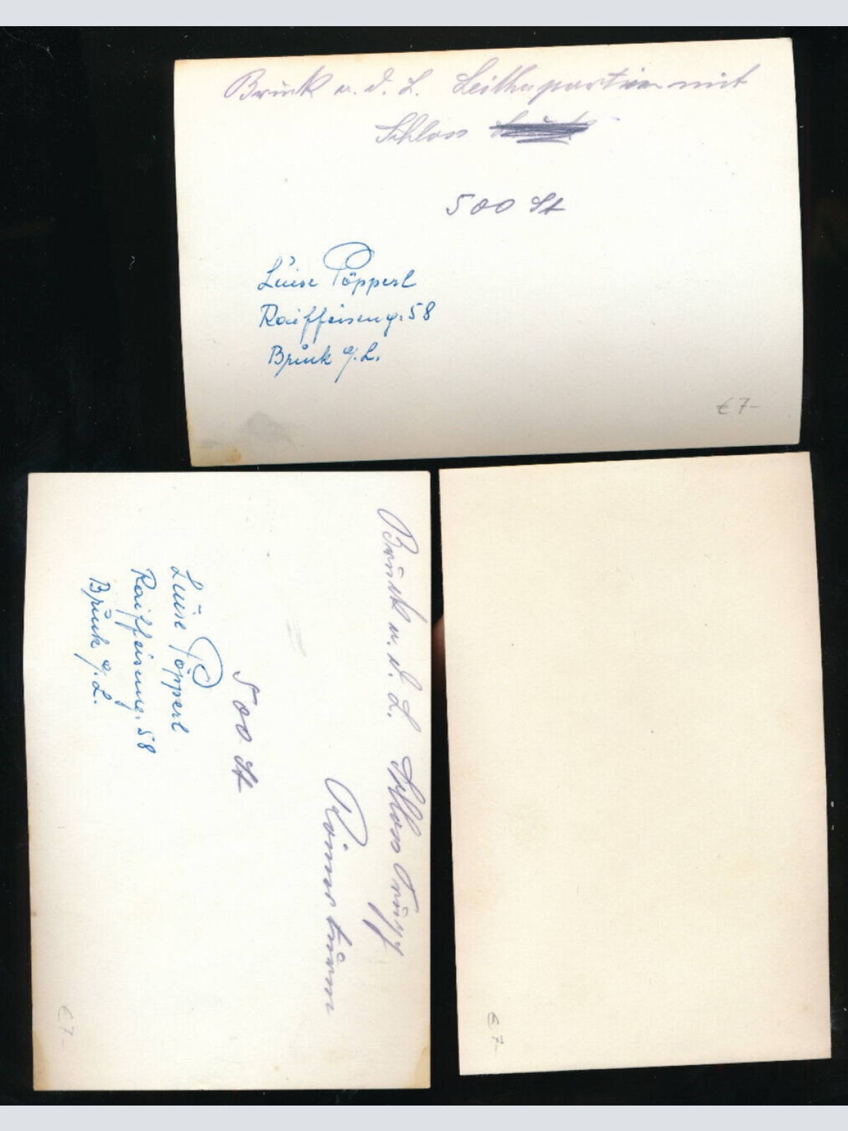 3 Fotos in Postgartengröße aus Bruck an der Leitha (5698)