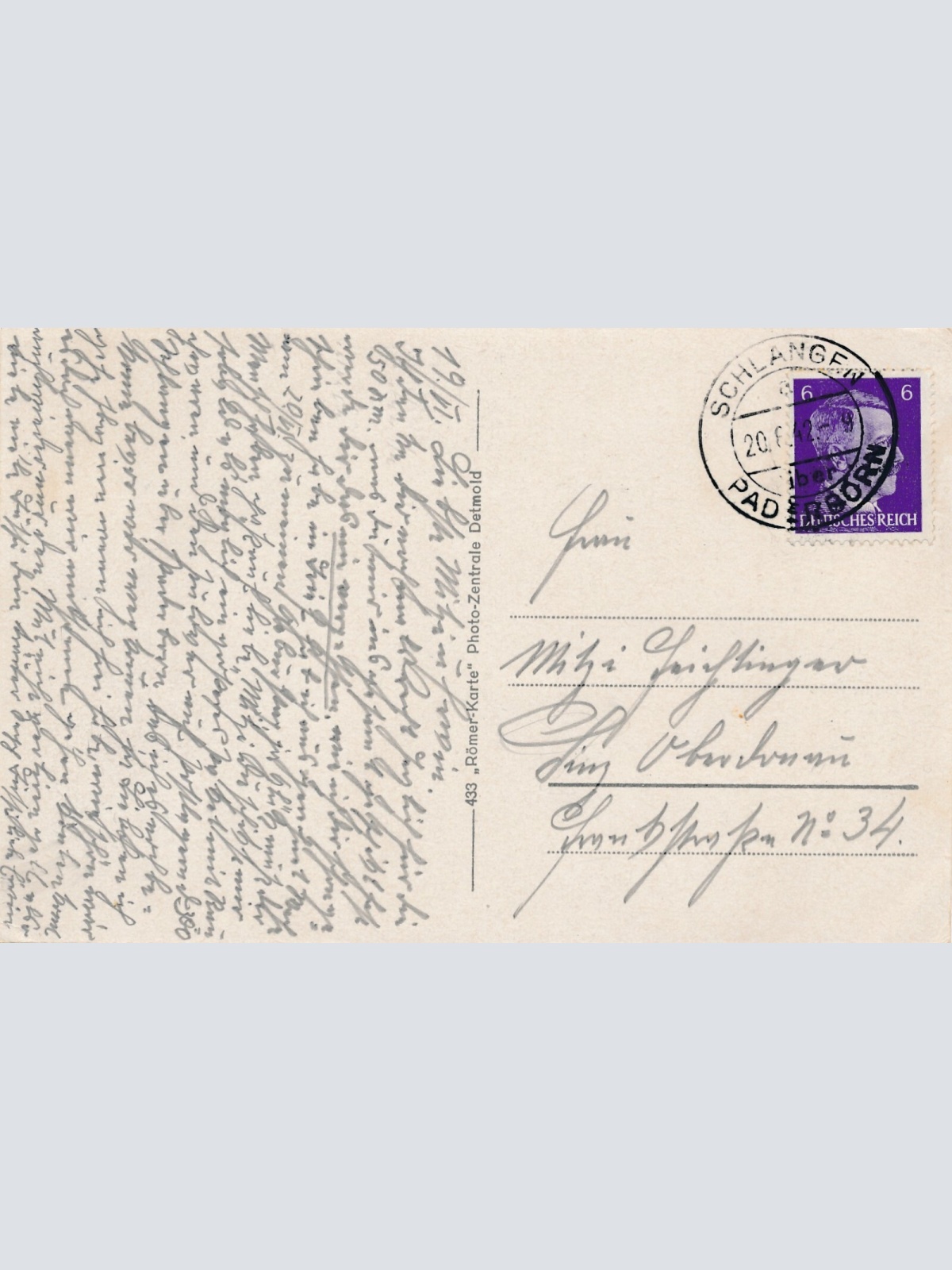 AK, Lippische Schweiz mit Hermannsdenkmal (S1337)