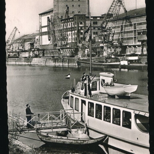 AK aus Karlsruhe Rheinhafen Baden - Württemberg (5843)