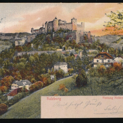 AK aus Salzburg Festung Hohensalzburg (5606)