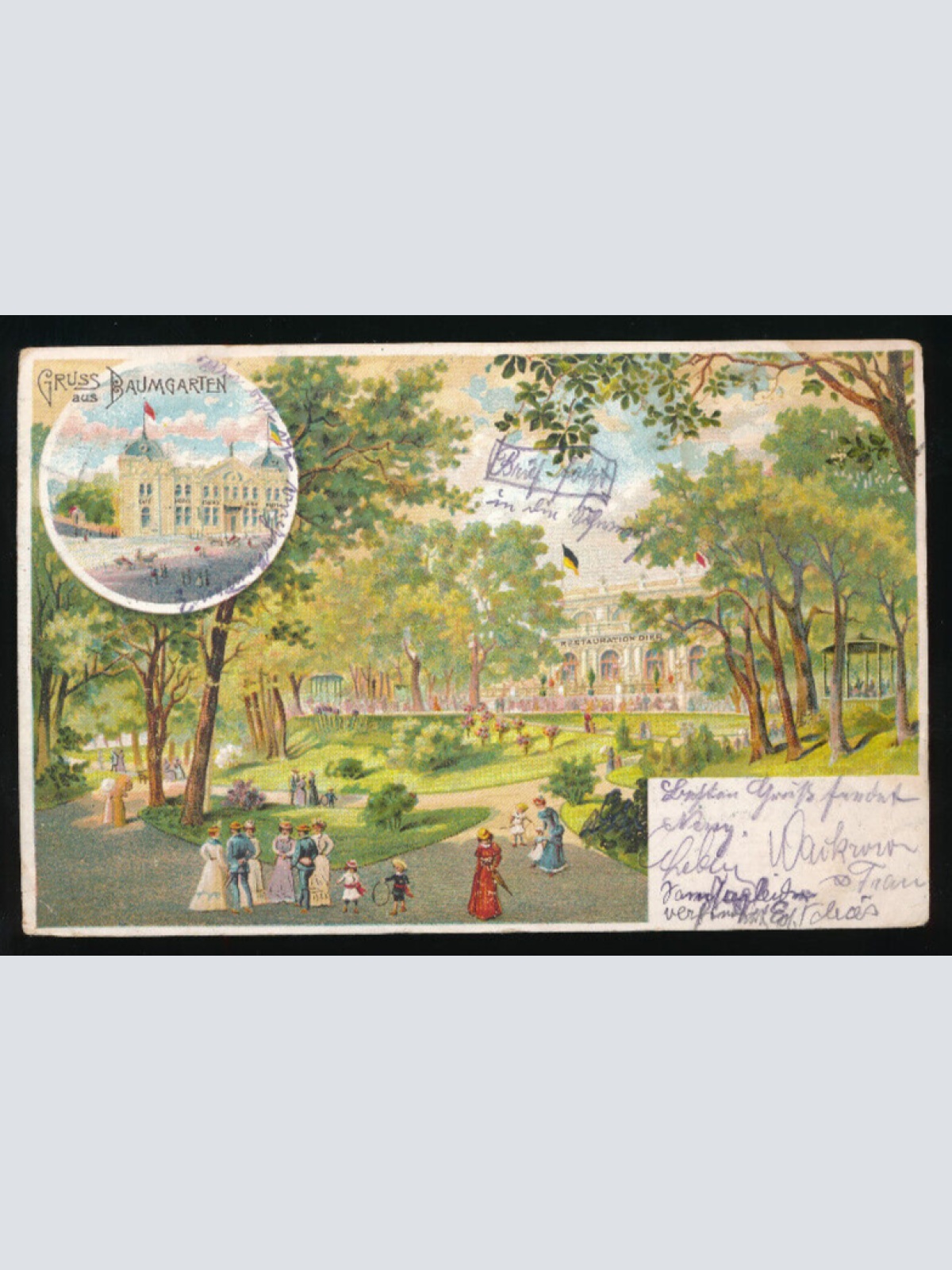 AK gruss aus Baumgarten Burgenland (5331)