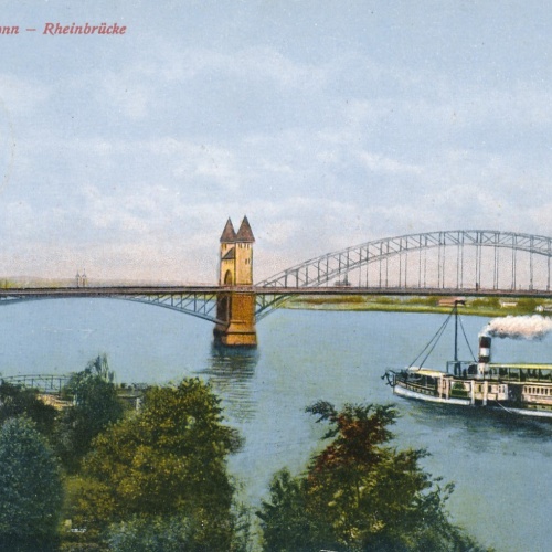 AK, Der Rhein Bonn - Rheinbrücke, Nordrhein-Westfalen (S1290)
