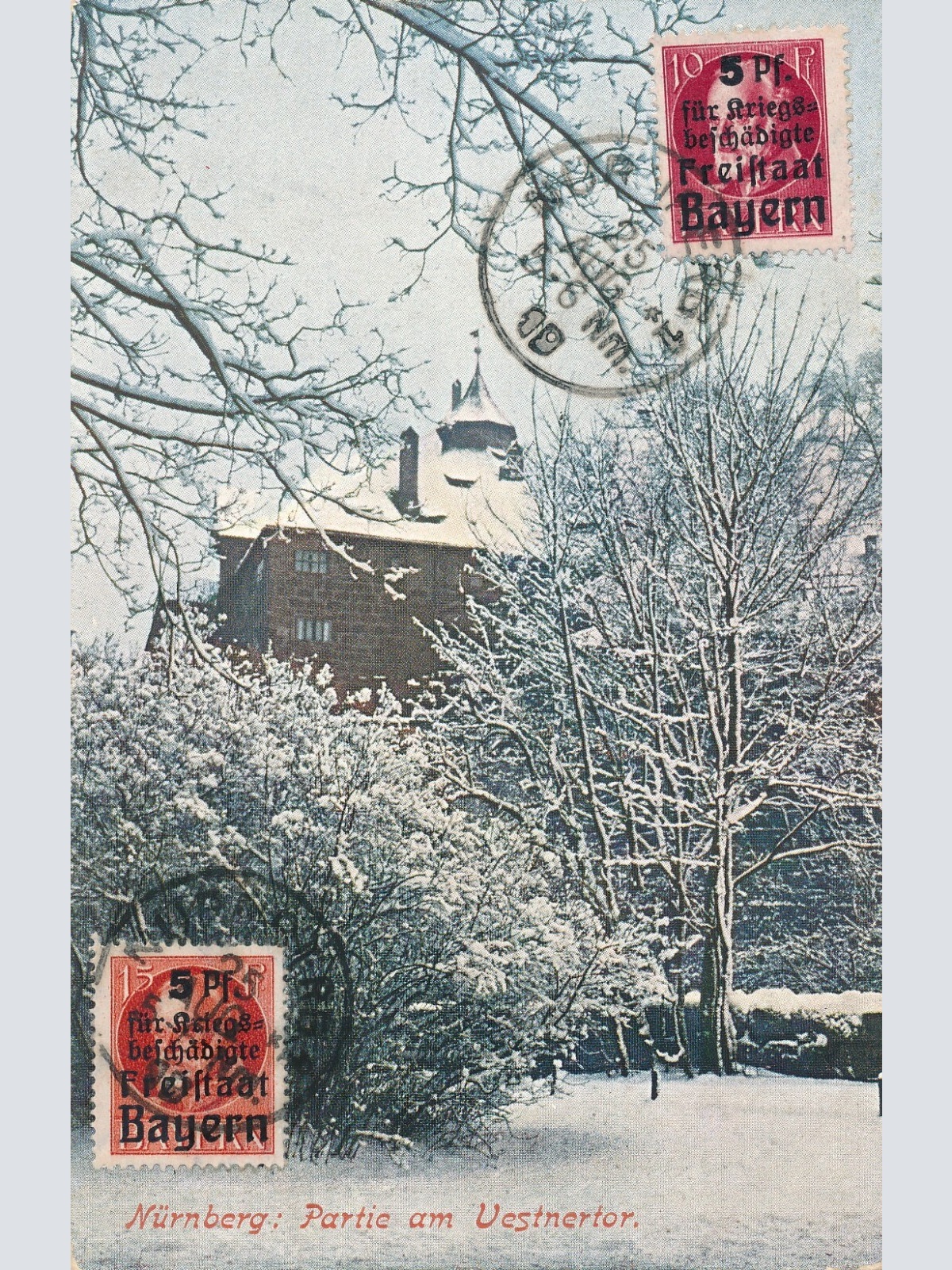 AK, Nürnberg, Bayern, Partie am Uestnertor (S1600)