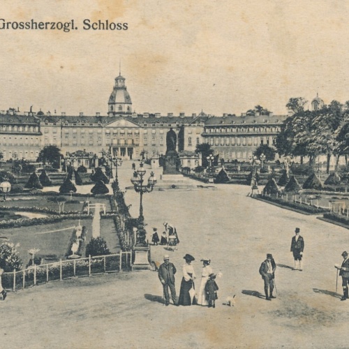 AK, Karlsruhe Grossherzogl. Schloss (S1595)