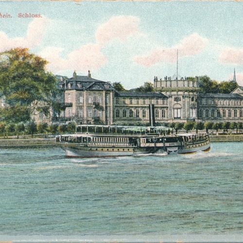 AK, Biebrich am Rhein, Schloss, Wiesbaden, Hessen (S1588)