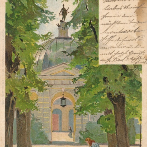 AK, Im Hofgarten München, Bayern, Deutschland (S1297)