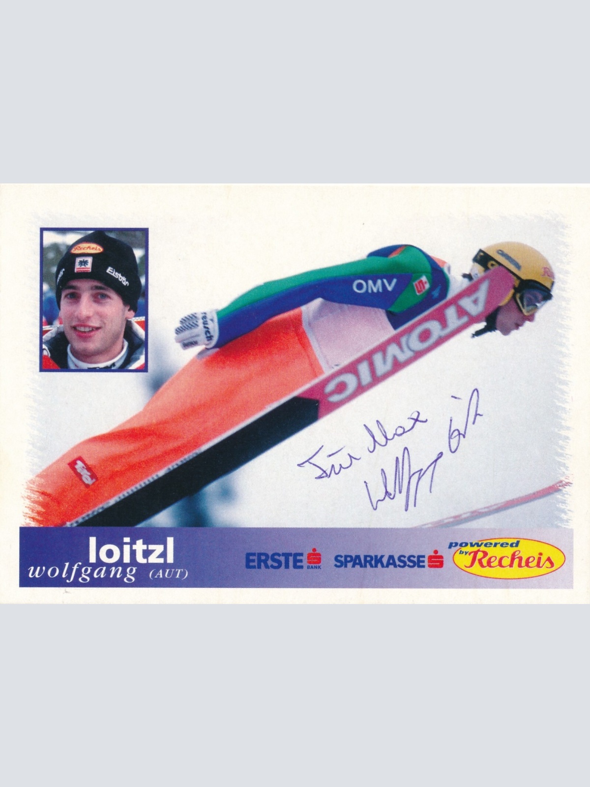 AK, Autogramm-Karte, Loitzl Wolfgang, Skispringer (S1627)