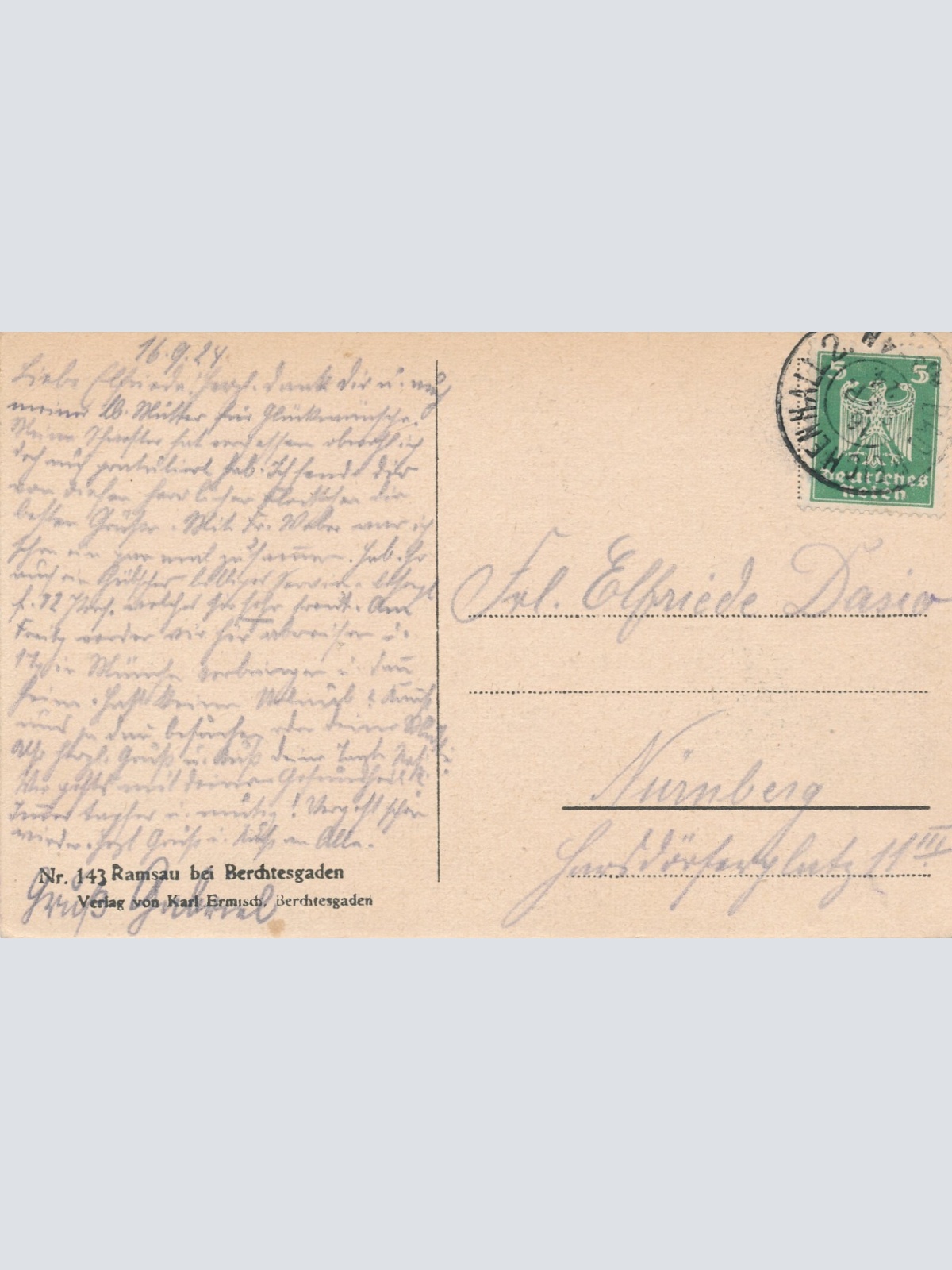 AK, Ramsau bei Berchtesgaden, Bayern (S1615)