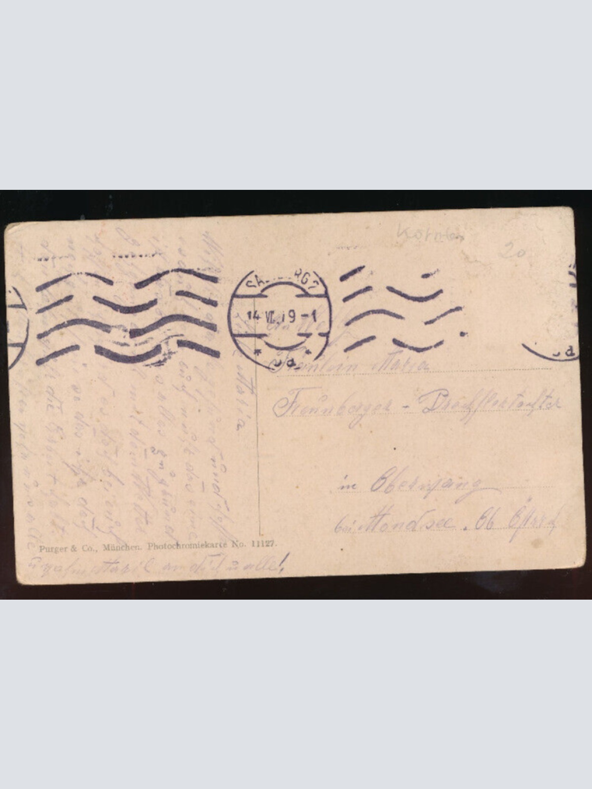 AK von der Tauernbahn Dösenbach-Waldamnn Kärnten (5812)