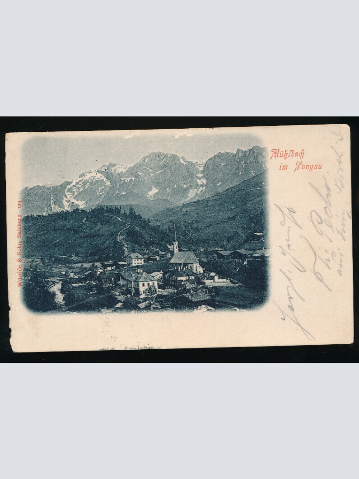 AK aus Mühlbach im Pongau Salzburg (5901)