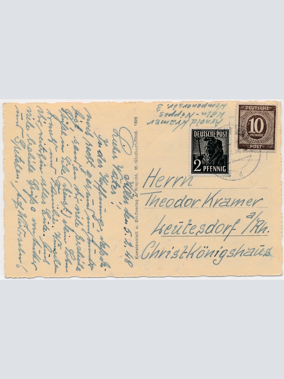 AK, Köln am Rhein, St. Agnes-Kirche, Nordrhein-Westfalen (S1707)