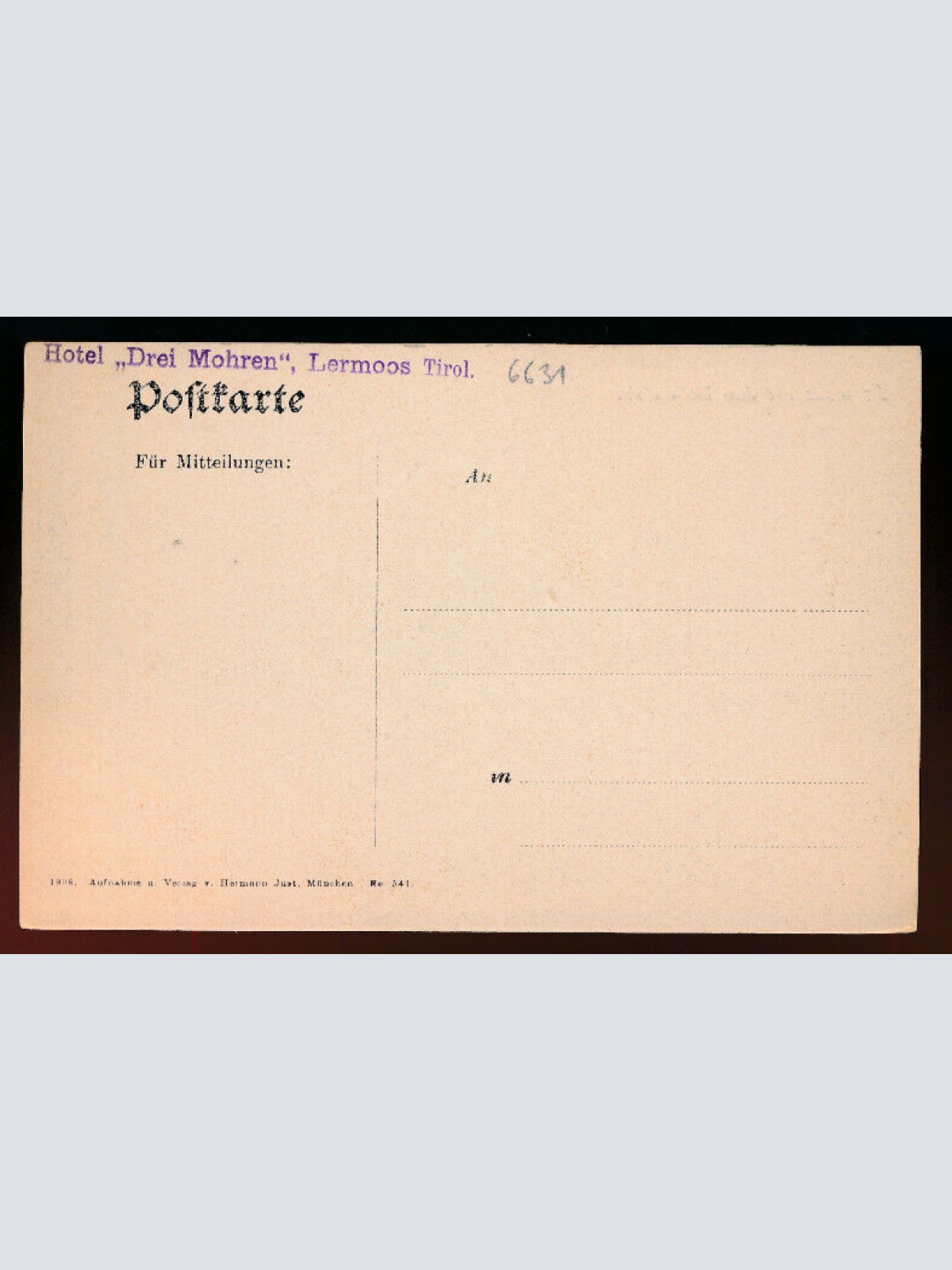 AK aus Leermoos mit dem Wettstein Tirol (5912)