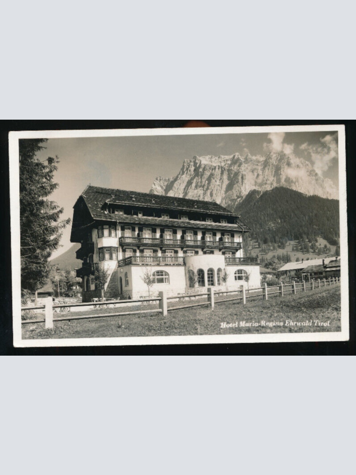 AK aus Ehrwald mit Hotel Maria Regina Tirol (5917)