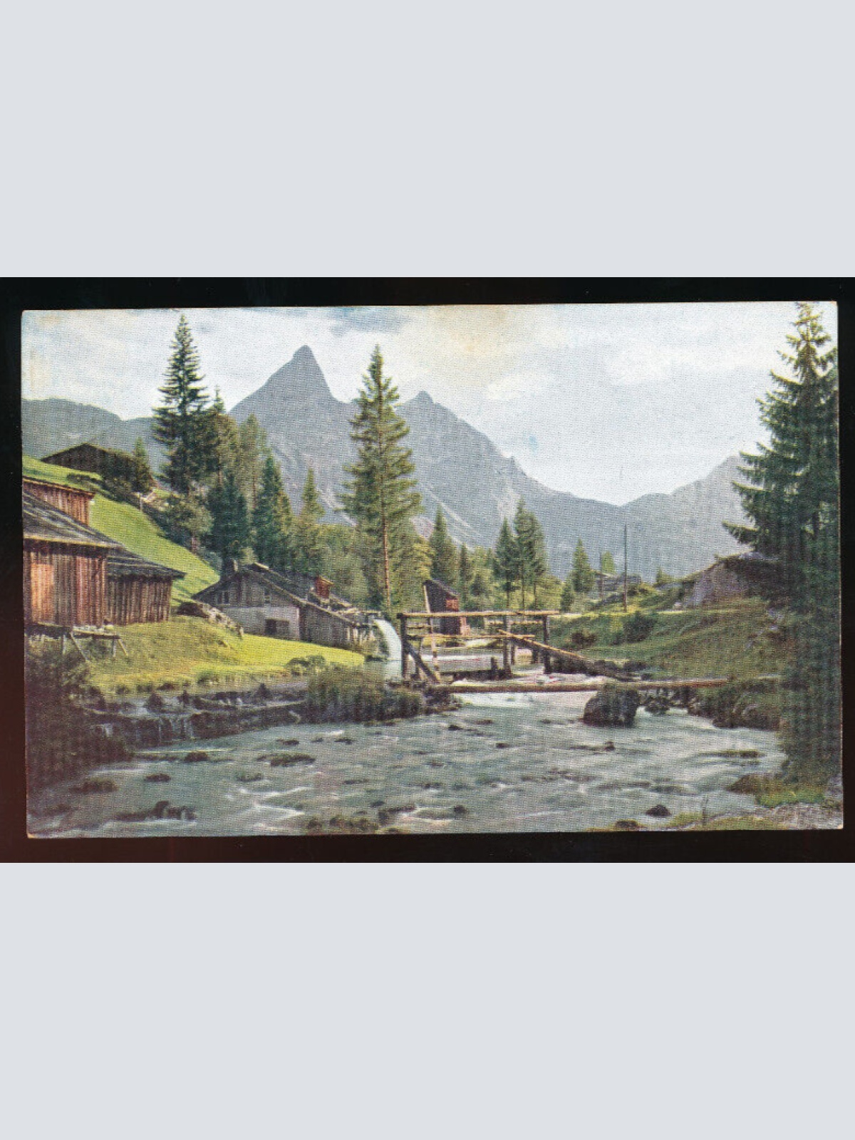AK aus Ehrwald mit Mühle an der Loisach Tirol (5918)