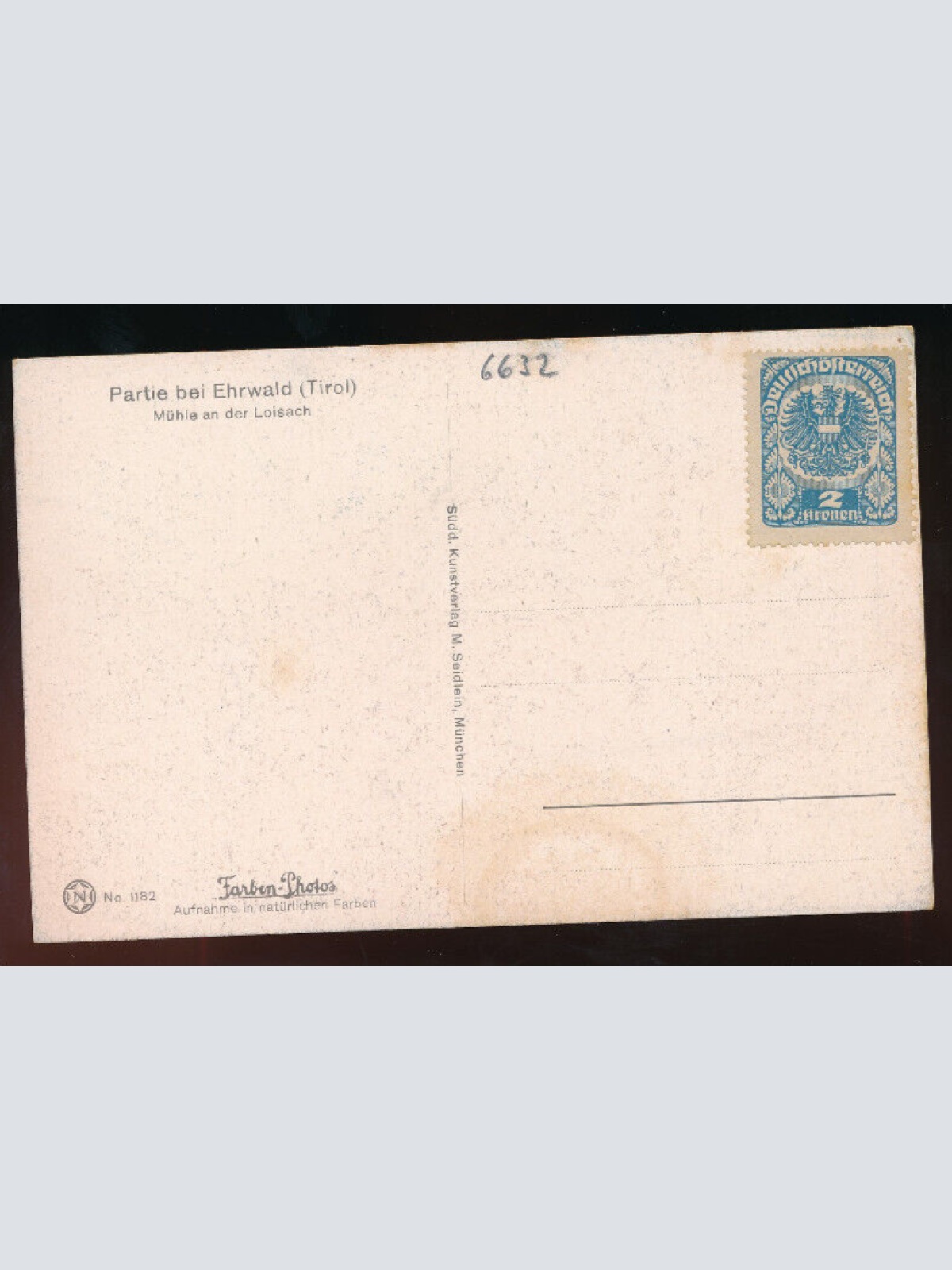 AK aus Ehrwald mit Mühle an der Loisach Tirol (5918)