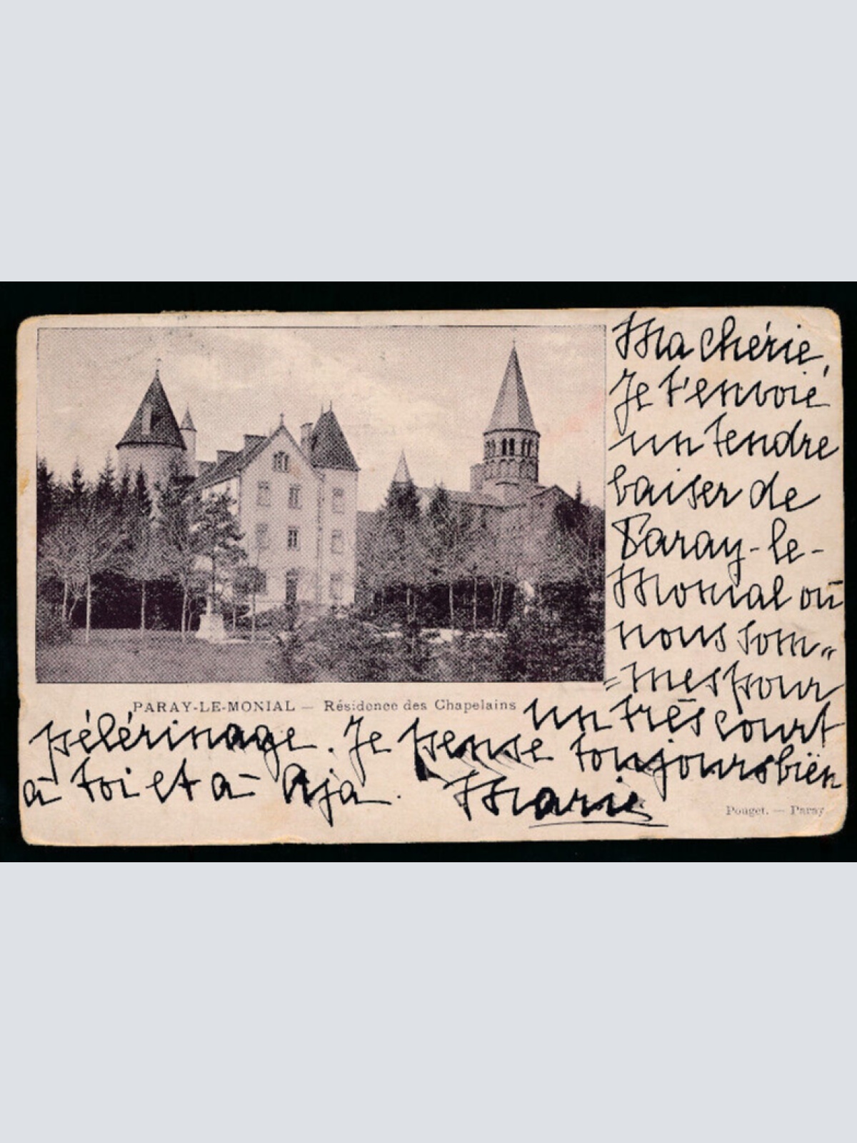 AK vom Praray le Monial Residence des Chapelains Frankreich (5743)