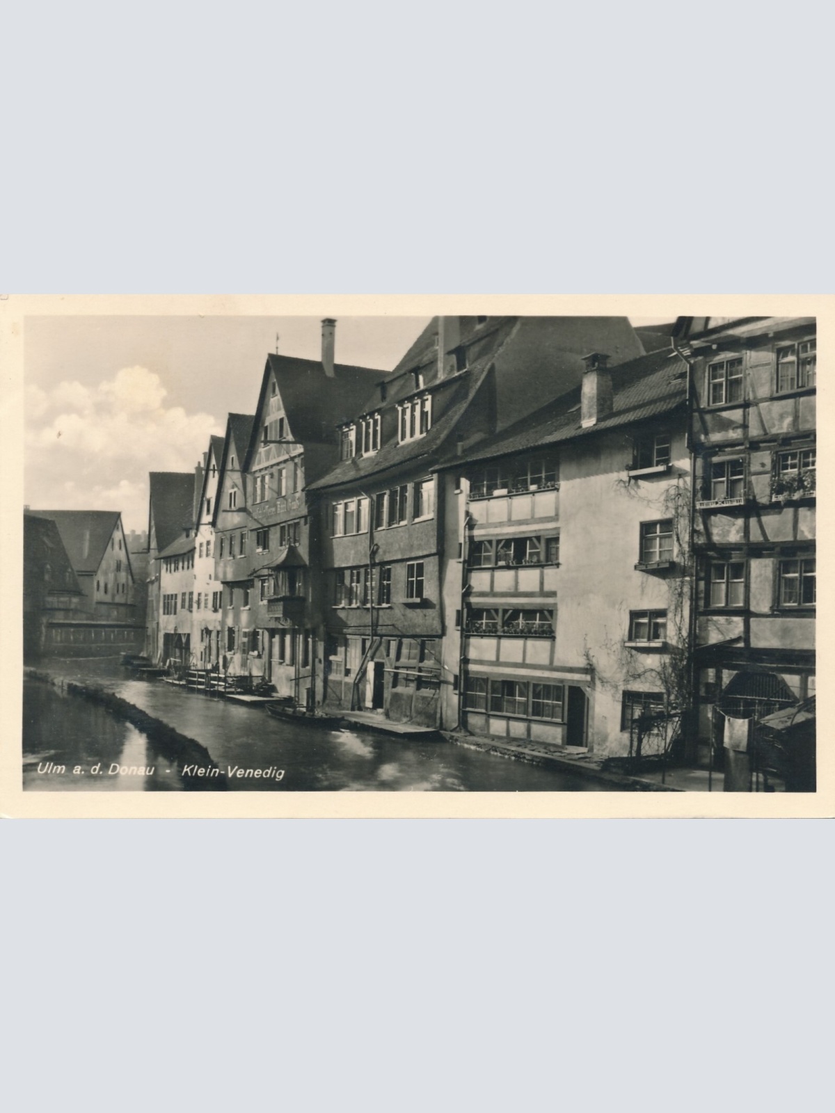 AK, Ulm an der Donau - Klein Venedig, Baden-Württemberg (S1523)