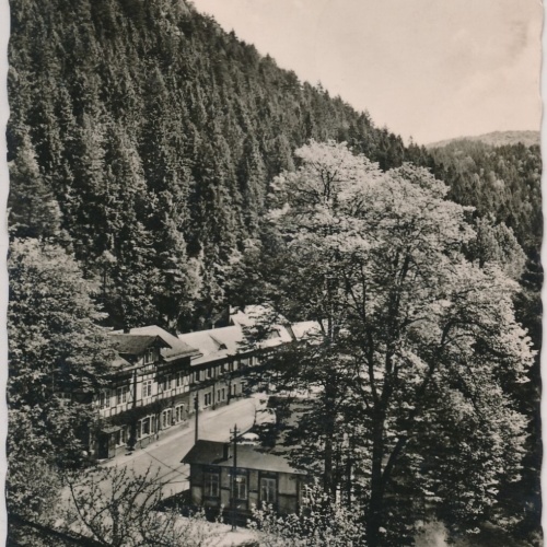 AK, Hotel Lichtenhainer Wasserfall i. Kirnitzschtal bei Bad Schandau (S1563)