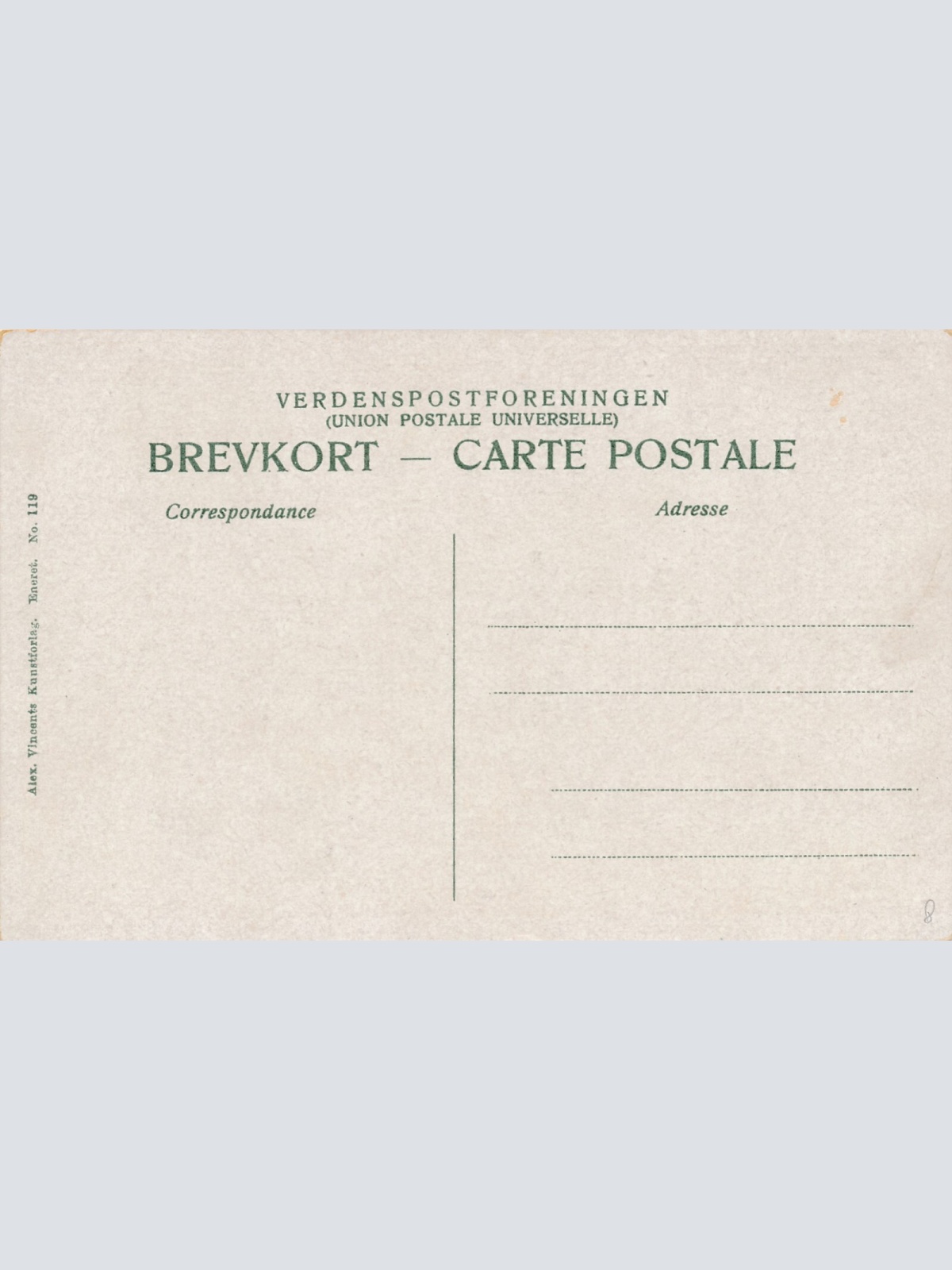 AK, Kopenhagen, Posthus, Dänemark (S1892)