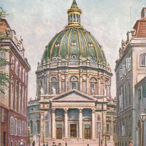 AK, Kopenhagen, Marmorkirken, Dänemark (S1891)