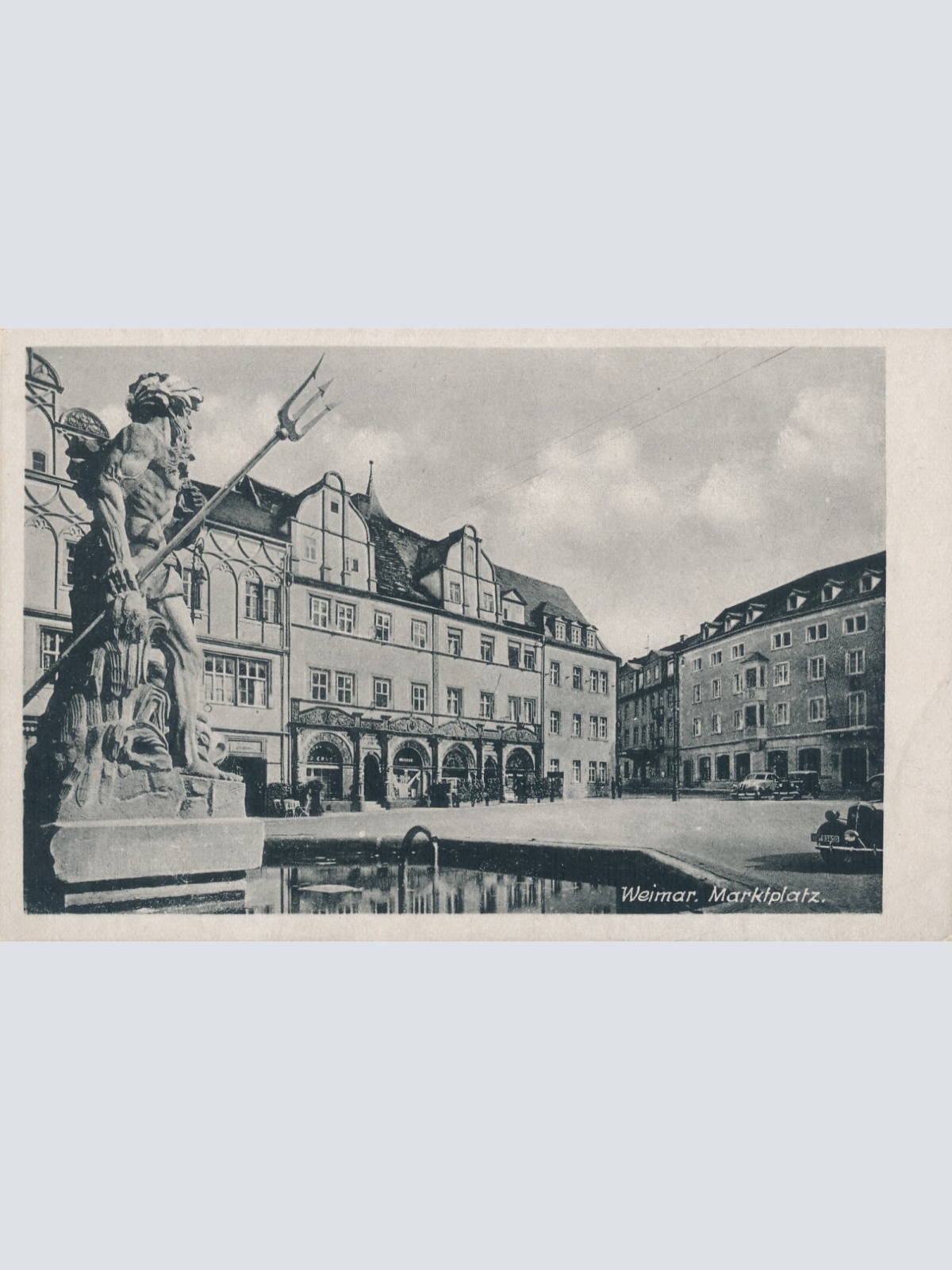 AK, Weimar, Marktplatz, Thüringen (S1574)