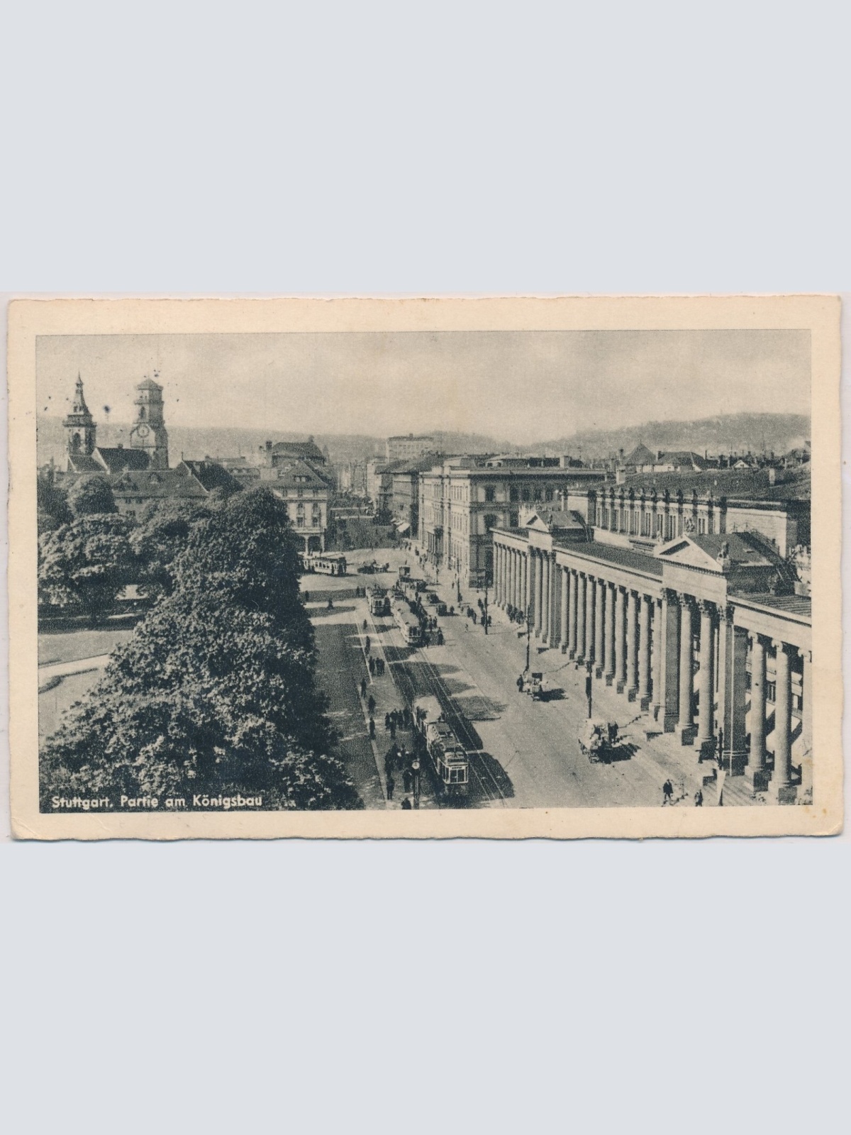 AK, Stuttgart, Partie am Königsbau, Baden-Württemberg (S1577)