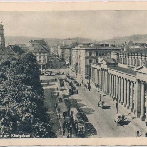 AK, Stuttgart, Partie am Königsbau, Baden-Württemberg (S1577)