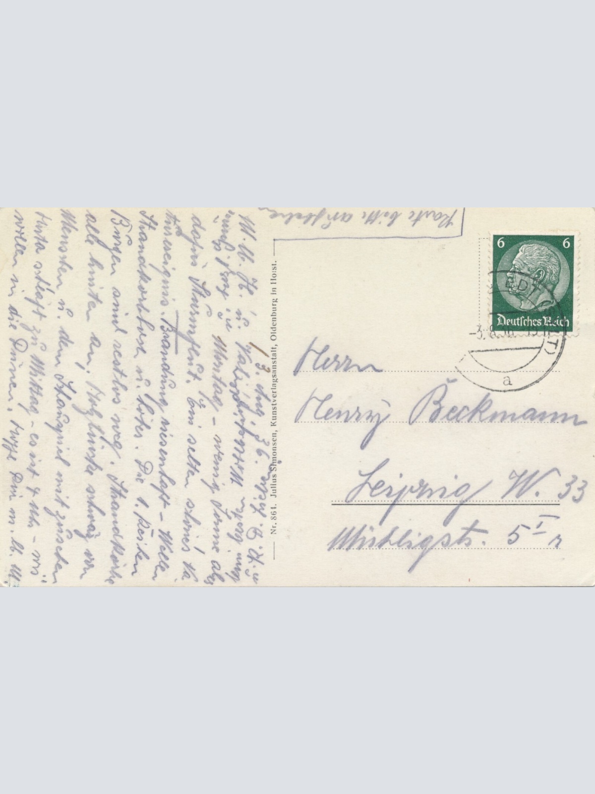 AK Nordseebad Wenningstedt a. Sylt, Strand mit Dünen, Schleswig-Holstein (S1568)