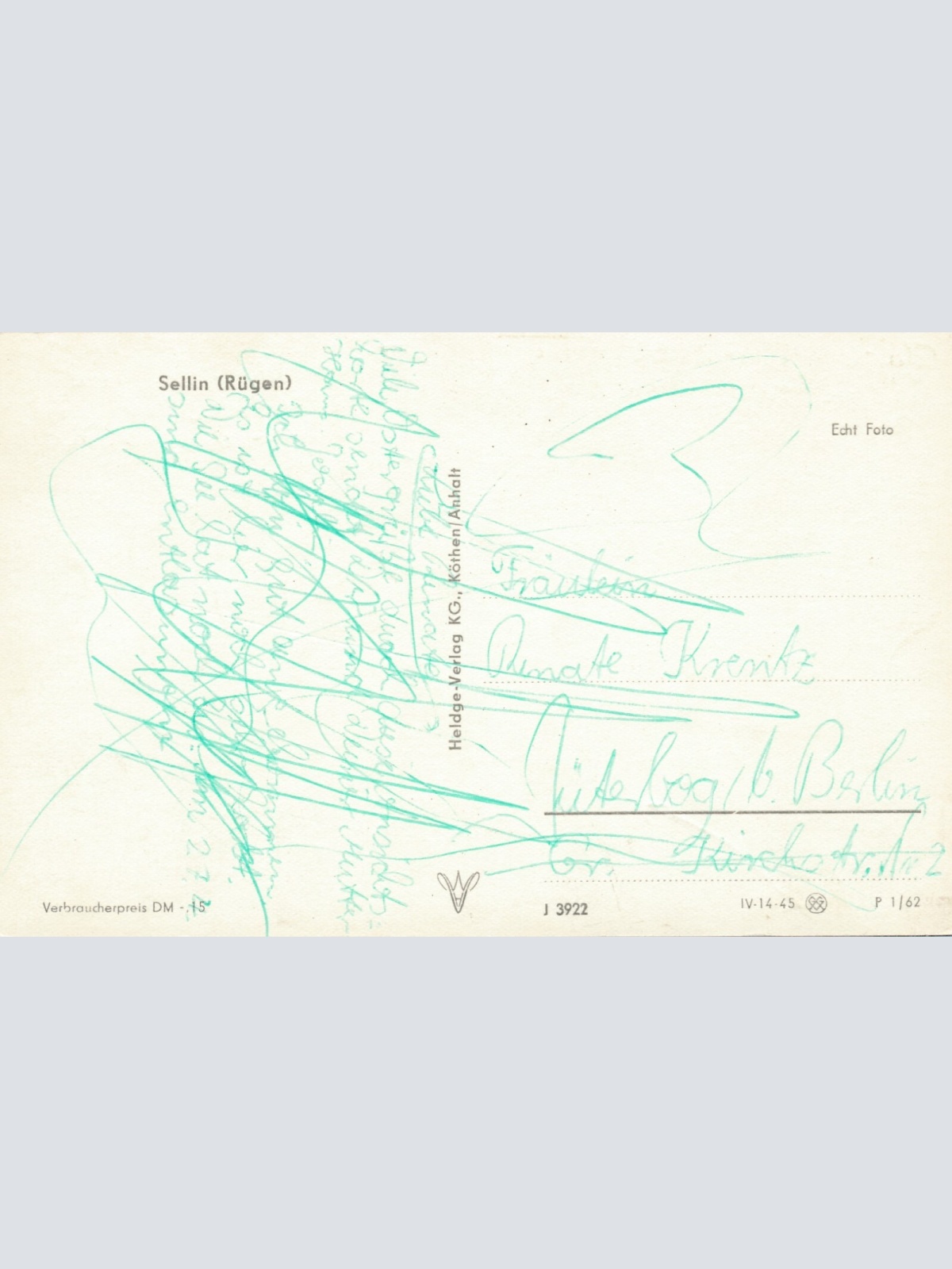 AK, Gruß aus Sellin, Mecklenburg-Vorpommern (S1543)