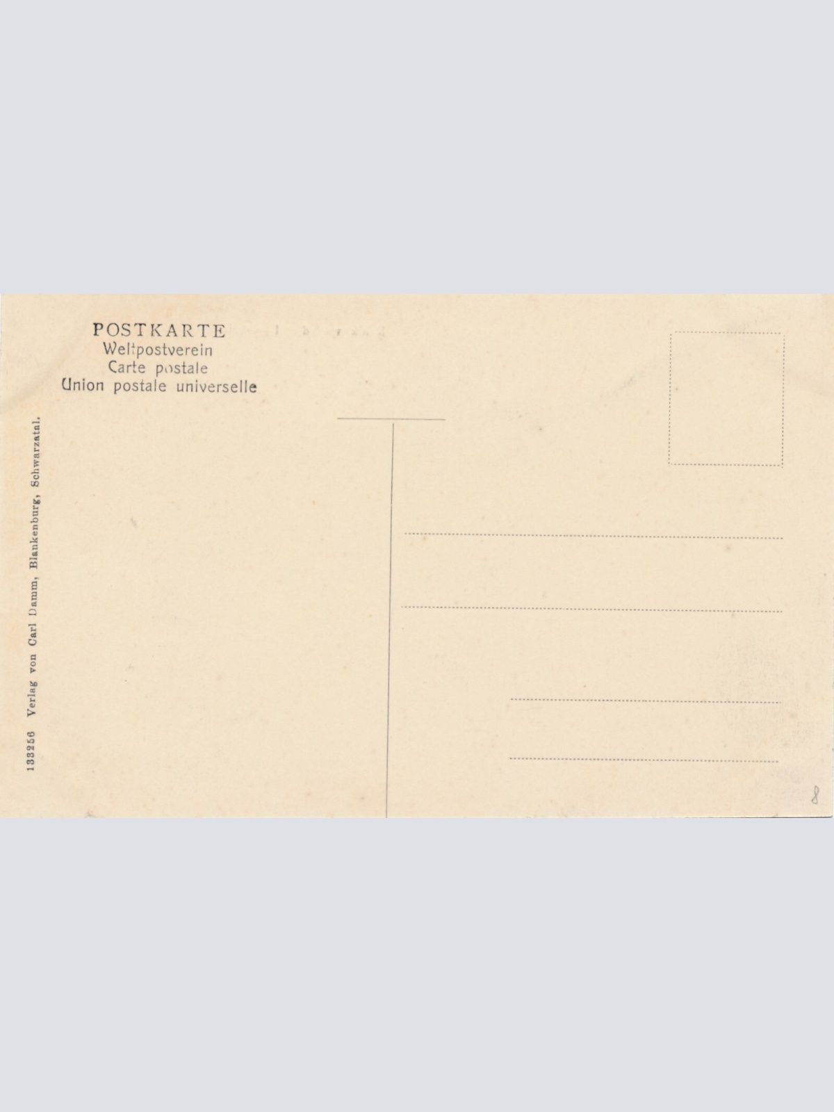 AK, Schwarzatal, Blick von der Ingoklippe, Thüringen (S1908)